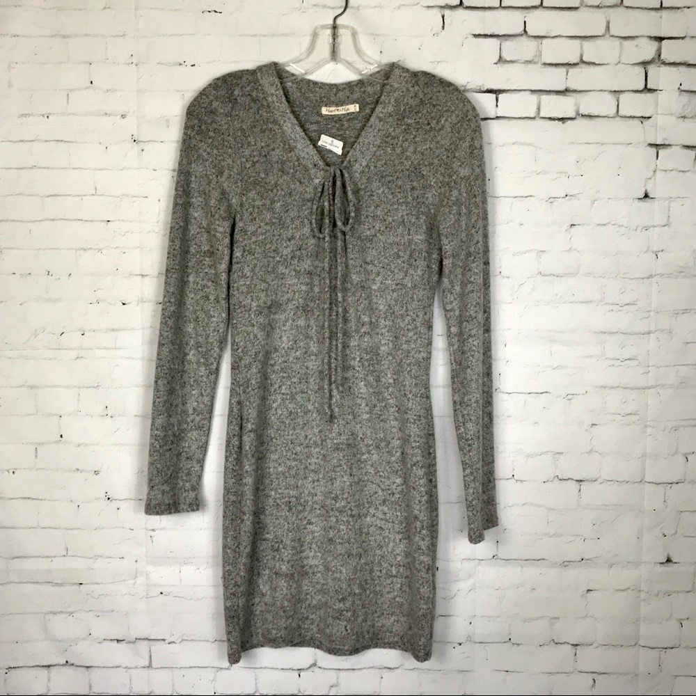 HEART Hips Knit Rib Dress - Picture 1 of 6